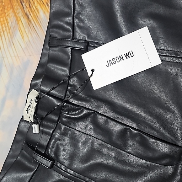 Jason Wu Skinny Faux Leather Pants Size Small NWT - Picture 5 of 12
